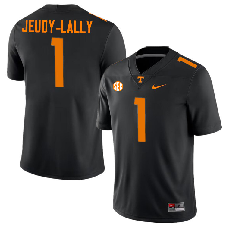 Gabe Jeudy-Lally Tennessee Jersey,Tennessee Volunteers #1 Gabe Jeudy-Lally College Jersey-Black